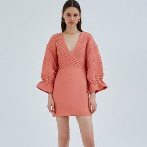 C/MEO LINEAL DRESS Rosewood